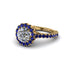 Round Cut Diamond Timeless Splendor Engagement Ring - Jazlyn No. 61